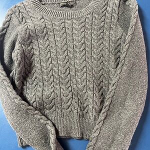 Banana Republic Charcoal Knit Sweater